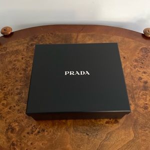 Authentic Prada paper gift box.